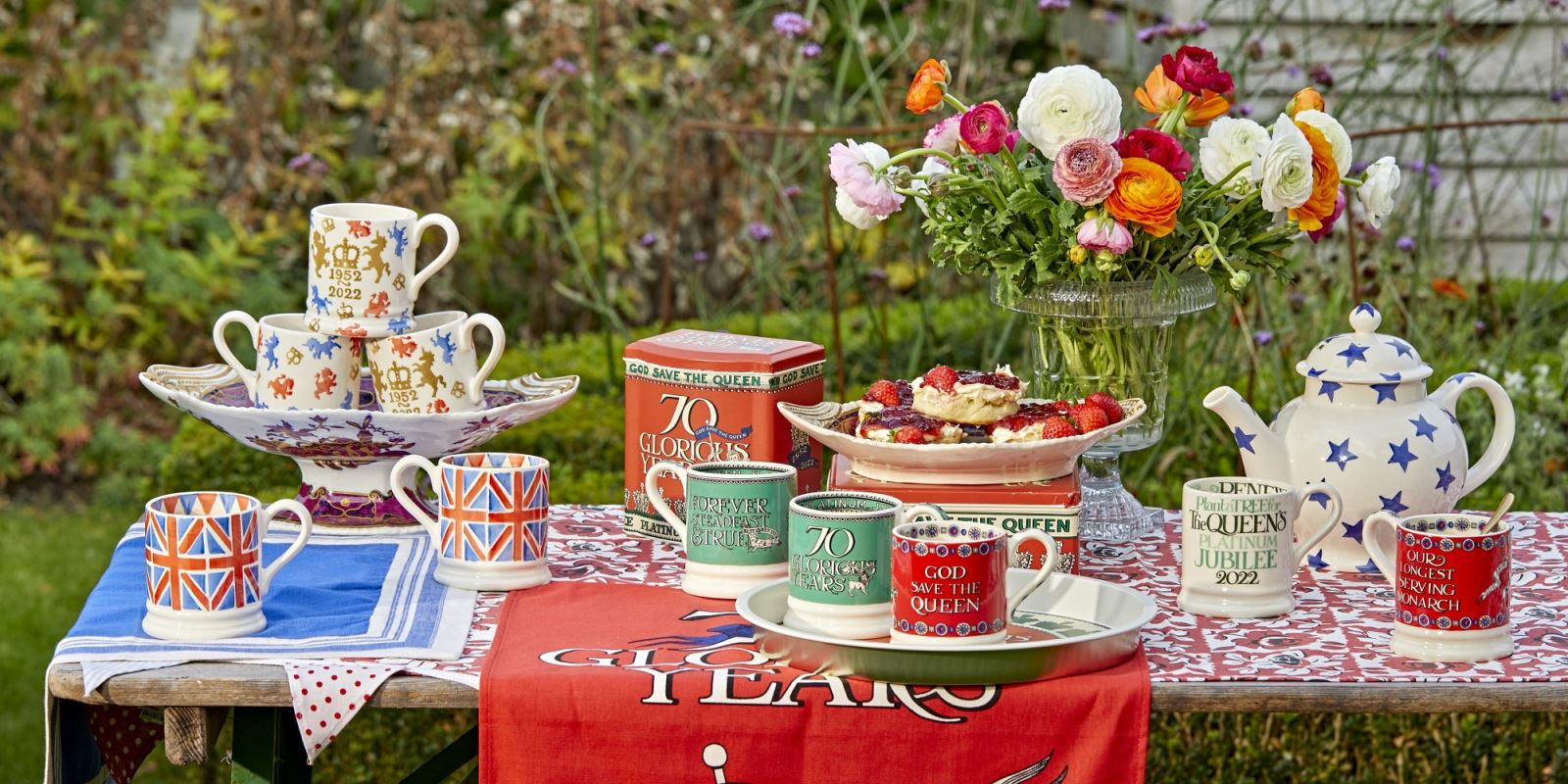 Emma Bridgewater Queens Platinum Jubilee commemorative ware